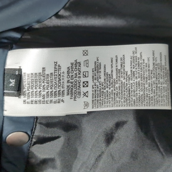 Teflon/Diesel Men's Navy Blue Nylon J-Ride Motorcycle Jacket, Size M. - Picture 13 of 14